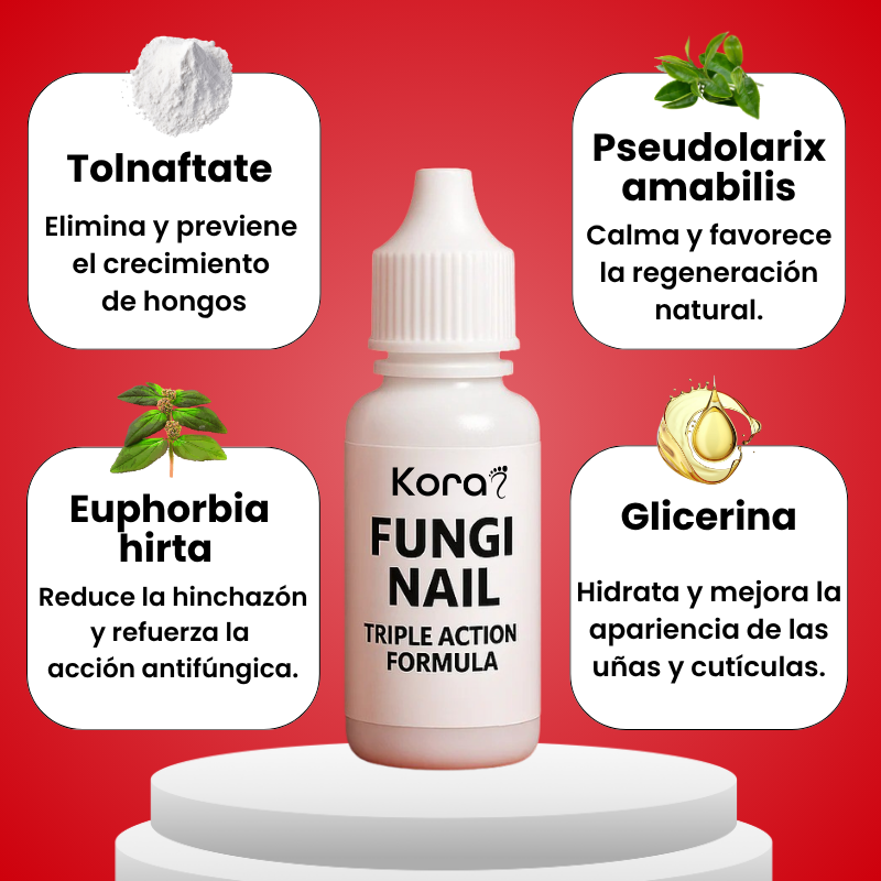 Kora™ Tratamiento Antihongos Triple Acción