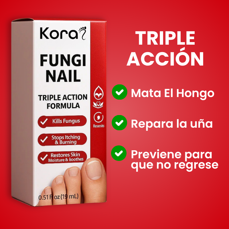 Kora™ Tratamiento Antihongos Triple Acción